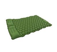 Sonew Matelas de Couchage Gonflant avec Oreiller Gonflable Ergonomique, Pompe à Pied et Sac de Rangement pour Le Camping en Plein Air et Le Bureau (Green)