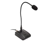 Sonew Microphone à Condensateur Professionnel à Col de Cygne avec Tuyau pour la Diffusion et la Parole, Microphone de Bureau Filaire de 6,35 Mm