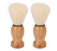 Sonew Mini Blaireau, Blaireau à Barbe, Blaireau à Manche en Bois, Blaireau Professionnel pour Hommes, pour Voyage à Domicile