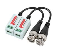 Sonew Mini câble d'émetteur-récepteur vidéo de Balun de CCTV BNC de vidéo HD de Balun utilisé pour des systèmes de caméra de surveillance/sécurité de télévision en circuit fermé