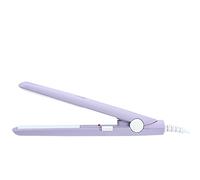 Sonew Mini lisseur de cheveux, Lissez ou bouclez vos cheveux, Électrique 2 en 1 tourmaline en céramique Fer à friser à fer plat de beauté à température de 190 °C pourpre