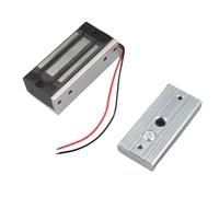 Sonew Mini Serrure Magnetique, Serrures Électromagnétiques de Cc 12v, Mini Serrure Magnétique Électronique de Porte D'alluminum Avec La Traction Linéaire 60kg pour Le Contrôle D'accès