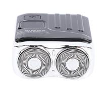 Sonew Mini Tondeuse électrique, Double Tête de Coupe Rotative en Acier Inoxydable, Compacte et Portable Rechargeable par USB, étanche IPX5 pour le Rasage à Sec et Humide, le Toilettage (BLACK)