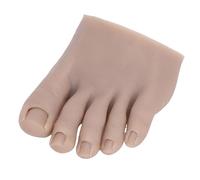 Sonew Modèle de Pied de Pratique en Silicone pour Nail Art, pour Formation Immersive en Pédicure, adapté aux Salons et Ateliers des Amateurs de beauté (Gauche)