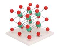 Sonew Modèle de Structure Cristalline de Chlorure de Césium, Chimie | Ensemble de Modèles Moléculaires en Plastique, Outil D'enseignement en Laboratoire, Système de Codage Couleur des Atomes,