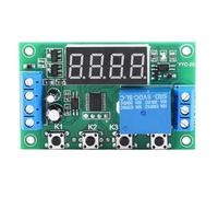 Sonew Module de Commutation de Relais de Minuterie à Affichage LED 24V pour le Contrôle d'automatisation, Performances Numériques Polyvalentes (5V)