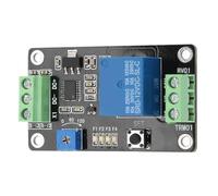 Sonew Module de Relais de Retard TRM01, Temporisateur Autobloquant avec Interrupteur Horaire de Retard ON OFF, Réglable de 0,1 S à 120 S, pour Alimentation 5 V 12 V 24 DC (DC12V)