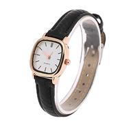 Sonew Montre Carrée pour Femme, Montre Bracelet à Quartz avec Bracelet en Cuir, Montre Bracelet Habillée pour Femme, élégante Montre en Cuir Mince pour Filles Dames Femmes