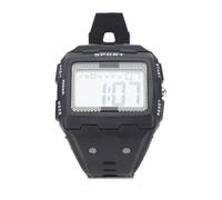 Sonew Montre de Sport pour Hommes avec Chronographe, Grand écran pour Les Activités de Plein Air, Design argenté élégant (Black)