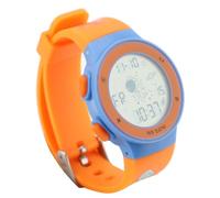 Sonew Montre Numérique pour Enfants avec Rétroéclairage LED coloré, Chronomètre et Calendrier 50 M, Alarme, Bracelet en TPU, Affichage 12/24 Heures (Papillon Orange)