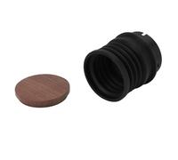 Sonew Moulin à café Unidose avec Manche en Bois de Noyer et Souffleur en Silicone de qualité Alimentaire - Fixation pour l'élimination du Marc et - Prévention