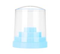 Sonew Nail Foret Support titulaire de foret à ongles professionnel Nail Art en plastique perceuse stand pour Nail Art Foret Organisateur titulaire de la boîte(48 trous)(Blue)