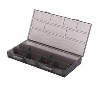Sonew Organisateur D'accessoires de Coiffure, Boîte de Rangement à 8 Cellules pour épingles à Cheveux, Pinces, Peignes, avec Couvercle Transparent Verrouillable, en Matériau PP