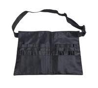 Sonew Organisateur de Pinceaux de Maquillage, Sac de Taille Compact et Portable en Matériau PU avec Ceinture, 22 Poches, Sangle Réglable pour Maquilleur, Studios, Professionnels