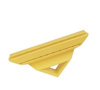 Sonew Outil de de Carrelage, Accessoires de Garniture de Carrelage à Onglet à 45 Degrés pour Installation avec Scie à Eau, Matériau ABS Compatible pour Plaques de Plâtre et