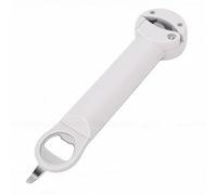 Sonew Ouvre-bouteille Réglable Ouvre-bocal Télescopique avec Engrenage Robuste en Acier Inoxydable pour une Ouverture Facile des Bouteilles Couvercles de Bocaux 2,5-9,5 Cm Poignée (Gris Blanc)