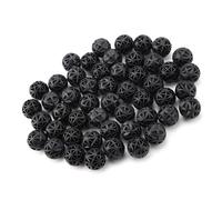 Sonew Paquet de 50 Matériaux Filtrants à Billes Biochimiques Légers, Filtre Bioporeux avec Coton pour Aquariums et étangs, 56 Mm, adapté à l'eau Douce et à l'eau de Mer (16 mm