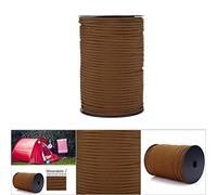 Sonew Paracorde Réfléchissante Polyvalente 550 avec 9 Brins pour Activités de Plein Air - Camouflage Forestier 100 M (Loup Brun)