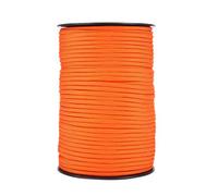 Sonew Paracorde Réfléchissante Polyvalente 550 avec 9 Brins pour Activités de Plein Air - Camouflage Forestier 100 M (Orange)