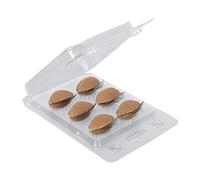 Sonew Paupiere de Rechange, Lot de 3 Paires de Paupières de Rechange En Silicone Avec Cils pour Tête de Mannequin, Fausses Paupières pour Extension de Cils Et Entraînement de Greffage (Couleur Café)
