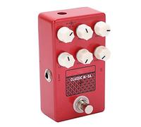 Sonew Pédale d'effet Métallique de Simulation de Haut-parleur à Effets Analogiques pour Guitare électrique - DC 9V 100mA avec 6 Commandes