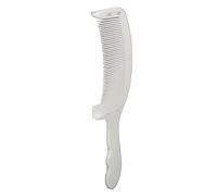 Sonew Peigne de Coiffeur incurvé, Peigne de Tondeuse Professionnel en Forme de S, Peigne de Coupe de Cheveux, Outil de Coiffure, Peigne de Coiffure pour Salon à Domicile (Blanc)