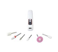 Sonew Perceuse à Ongles électrique Portable, Kit de Manucure et Pédicure USB Professionnel 20 000 Tr/min avec Réglage à 3 Vitesses et Lumière LED, pour Façonner les Ongles en Gel