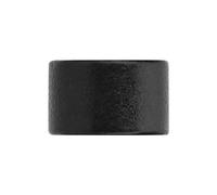Sonew Perles en Aluminium et Silicone pour Tubes d'extensions de Cheveux, 500 Pièces, Décorations de Tressage Marron foncé pour la Coiffure (Noir 1)