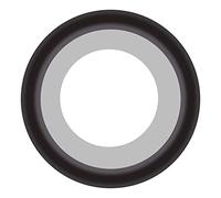 Sonew Perles en Aluminium et Silicone pour Tubes d'extensions de Cheveux, 500 Pièces, Décorations de Tressage Marron foncé pour la Coiffure (Marron foncé 3#)
