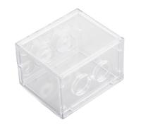 Sonew Petit Poisson Betta - Aquarium Miniature en Acrylique Transparent Antidéflagrant pour Reptiles et Crevettes (Haute Transparence)