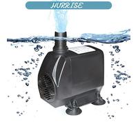 Sonew petite pompe à eau Mini pompe à eau submersible débit réglable débit maximum 2500 L/H pompe jardin gazon Prise UE noire