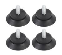 Sonew Pieds en Caoutchouc 4pcs avec Vis - Pieds à la Ventouse Antidérapante pour stabilité du Meuble - Protecteur de Plancher en Caoutchouc Premium Adhésion à la pour Tables, Chaises, Canapés,