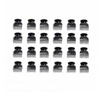 Sonew Pinces à Rouleaux Chauds 24 Pièces, Outils de Coiffure de Salon avec Ressorts en Acier Inoxydable pour la Coupe des Cheveux