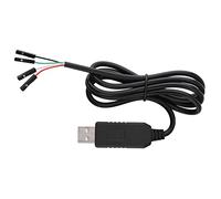 Sonew PL2303HX RS232, Adaptateur Série USB vers COM TTL Câble de Téléchargement STC, avec Fils à Code Couleur de 95 Cm, pour Communication Série