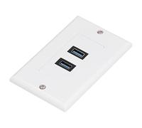 Sonew Plaque Murale USB 3.0 avec 2 Ports de Charge pour une Transmission Rapide des Données et une Installation Facile