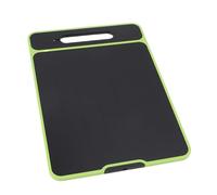 Sonew Plateau de Décongélation pour Viande, Planche à Découper Double Face, Aiguisoir intégré, Râpe à Ail, Outil de Cuisine Multifonctionnel, Planche de Décongélation pour Usage Domestique et (vert