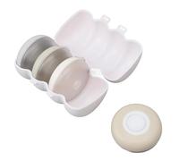 Sonew Pod de Voyage Rond, Petit et élégant Récipient Cosmétique Portable, Bouteille Distributrice de Liquide pour Liquides Essentiels, Idéal pour les Voyages, les Voyages