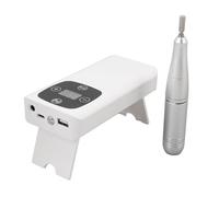 Sonew Ponceuse à Ongles électrique Rechargeable 2 en 1, 45 000 Tr/min, Appareil de Retrait de Vernis à Ongles avec 9 ampoules LED, pour Manucure