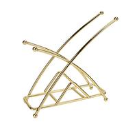 Sonew Porte-serviettes en Fer épais en Forme de X, élégant, or Rose, pour Cuisine, Table à Manger, Mouchoirs Contemporains (GOLD)