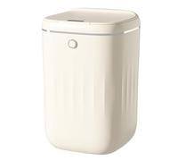 Sonew Poubelle à Capteur Intelligent, Poubelle Automatique de 20 L avec Couvercle et Alimentation par Batterie Fournie, Poubelle à Capteur de Mouvement 25 X 25 X 32 Mm pour