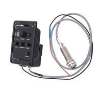 Sonew Préampli de Guitare avec Commandes de Volume, Basses, Aigus Moyens et Accordeur intégré pour Presys PSY101 avec Micro Sonicore