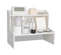 Sonew Présentoir de Bureau en Bois Multicouche élégant, Support Peu Encombrant pour Les Cosmétiques et l'organisation du Bureau (M 25,5 cm/10,04 Pouces de diamètre)