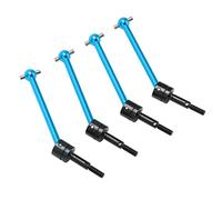 Sonew Prime 4PCS RC CVD Drive Arbre Ensemble avec Alliage en Aluminium pour TT02B 1/10 RC Car - Pièces de Mise à Niveau Universelle Avant et Arrière, Rouge (Blue)