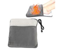 Sonew Réchauffeurs électriques Chauffés, Machine à Chauffer un Pied Alimentée USB avec 3 Niveaux de Chaleur, Chauffage à Pied lavé Portable, Coussin de Chauffage des Pieds pour