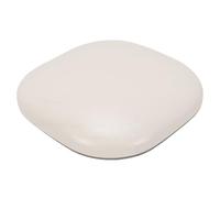 Sonew Repose Main Manucure Compact en Cuir PU, Coussin de Main Portable Doux, Stable 16x16 Cm, for Salon et Usage à Domicile (WHITE)