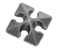 Sonew Rivets Fendus en Alliage de Zinc, Tête Décorative de 12 Mm pour Réparation de Cuir, Clou en Fer de 6x7 Mm avec Finition Argent Antique pour Ceintures Sacs Chaussures