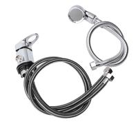 Sonew Robinet pour Bac à Shampoing, Robinet de Lavabo de Salon avec Valve en Céramique Anti-fuite et Finition Chromée, Flexible de 70 Cm pour Bac à Shampoing de Salon de Coiffure