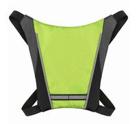 Sonew Sac à Dos de Clignotant de Vélo, USB Rechargeable LED Clignotant Vélo Pack avec Télécommande pour Cycle Running Marche Jogging (Yellow)