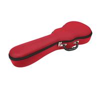 Sonew Sac à Dos Robuste pour ukulélé avec Double Fermeture éclair et Sangle Amovible pour Instruments 23/24 Pouces (23/24 pouces rouge)