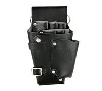 Sonew Sac à Poche d'outil de Coiffure Professionnelle avec Bracelet Détachable et Cuir PU Imperméable, Ceinture de Taille Grande capacité pour Les Ciseaux Coiffure et Les étuis Peigne